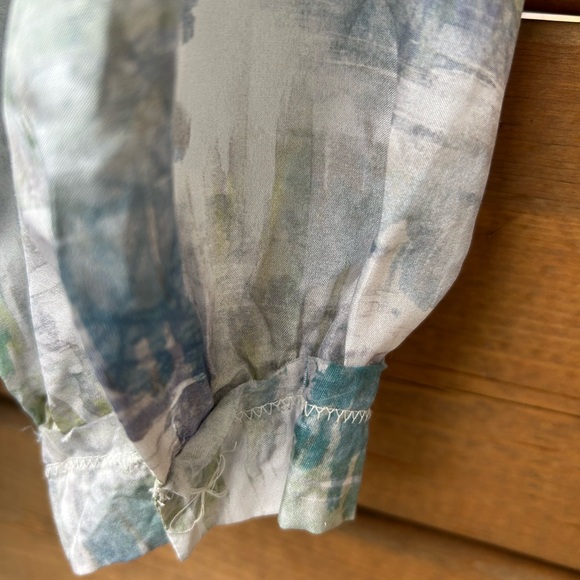 269.GO BY GO SILK Women’s Abstract Print Blouse - Picture 7 of 14